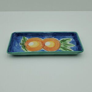 Studio Nova Frulos Grape Orange Butter Plate Relish Tray Appetizer Plate